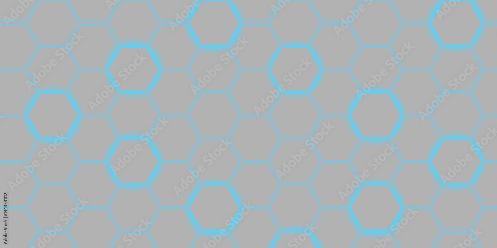 Abstract Hexagon deep white background, blue light and shadow. Abstract background design with white hexagon and blue light. Abstract. Hexagon. Vector. Abstract Hexagon deep white background, blue light and shadow. Abstract background design with white hexagon and blue light. Abstract. Hexagon. Vector.