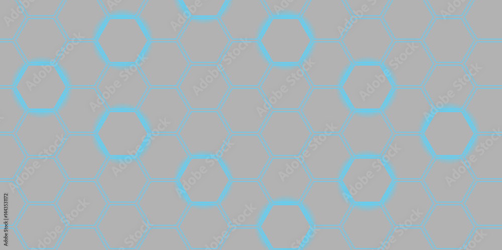 Abstract Hexagon deep white background, blue light and shadow. Abstract background design with white hexagon and blue light. Abstract. Hexagon. Vector. Abstract Hexagon deep white background, blue light and shadow. Abstract background design with white hexagon and blue light. Abstract. Hexagon. Vector.