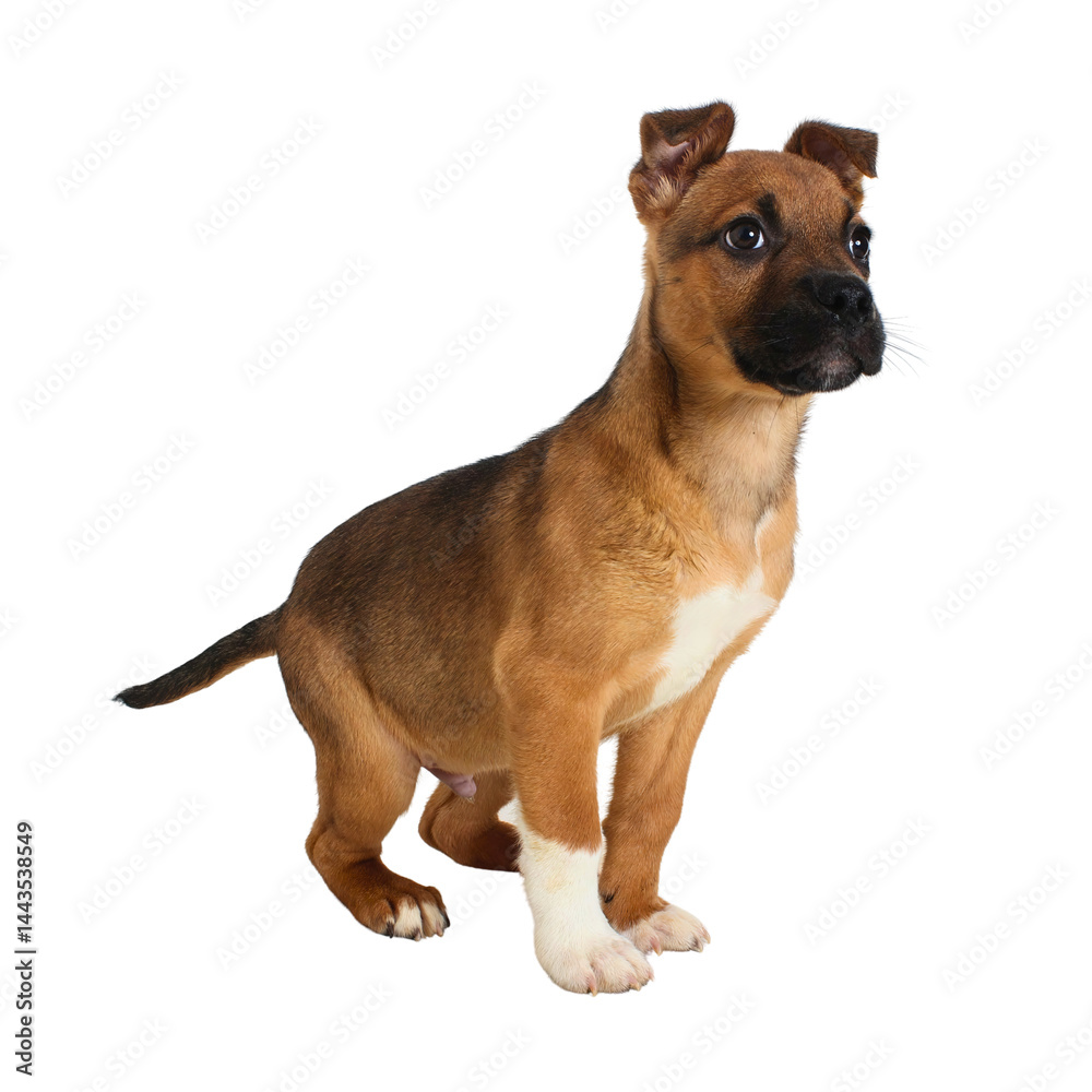 Obraz premium Mix Puppy Curiosity