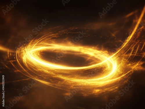 Blur background with vortex pulse light trails