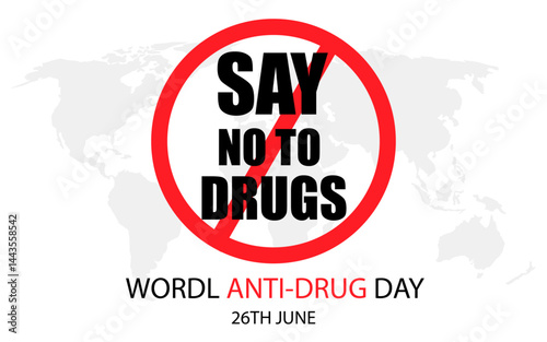 Anti Drug Poster Templates, vector anti drug template design, Say no to drugs poster