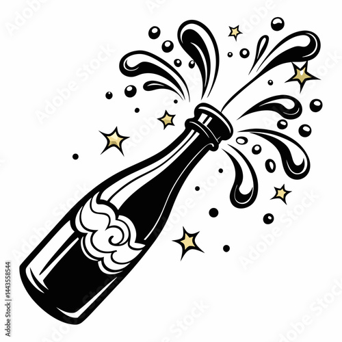 bottle of champagne