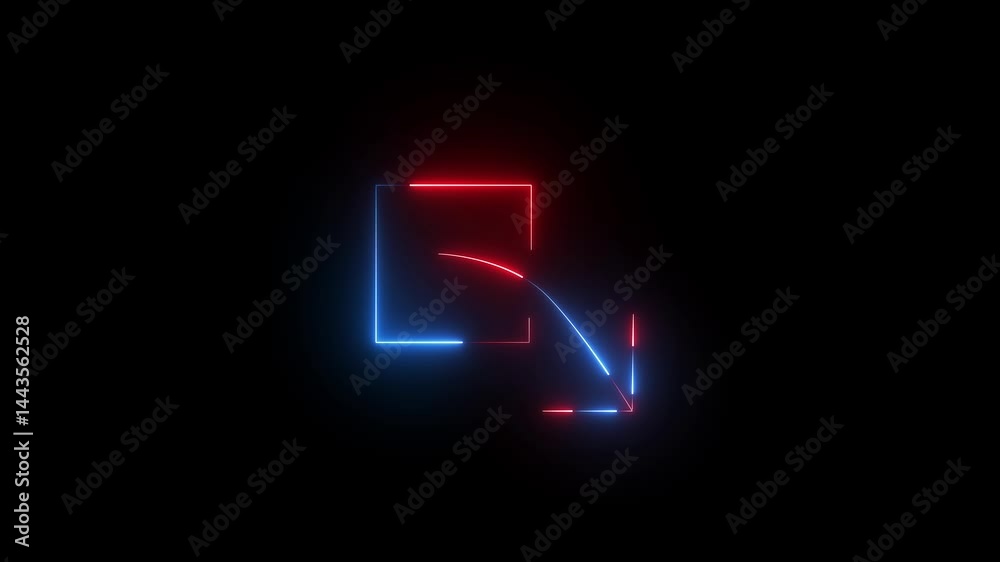 Futuristic neon green sharing icon animation with smooth glowing effect. share arrow icon animation on background. one pointing in and the other out, symbolizing the movement of data between devices Futuristic neon green sharing icon animation with smooth glowing effect. share arrow icon animation on background. one pointing in and the other out, symbolizing the movement of data between devices