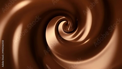 Rich Chocolate Swirl: Warm and Inviting Dessert Background