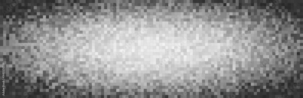 Large horizontal pixelated censor bar in grayscale, full-width blur for hiding visual content. Simulates content blocking, privacy or NSFW restriction. Abstract concealment design. Vector illustration Large horizontal pixelated censor bar in grayscale, full-width blur for hiding visual content. Simulates content blocking, privacy or NSFW restriction. Abstract concealment design. Vector illustration