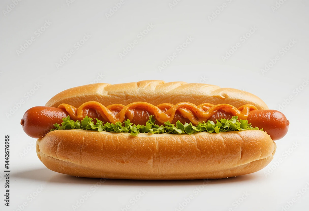 Hot Dog white background Hot Dog white background