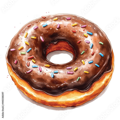 vector_of_chocolate_donut.eps