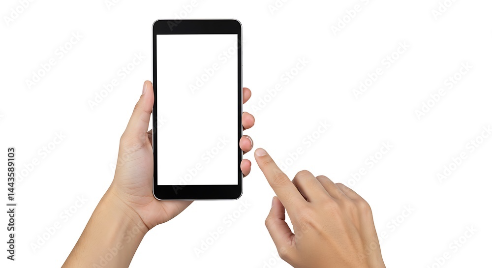 hands holding smartphone potrait suitable for editable layout template product hands holding smartphone potrait suitable for editable layout template product