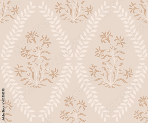 Hand drawn colourful geometric flowers, seamless patterns with floral for fabric, textiles, clothing, wrapping paper, backdrop, banner, illustration, abstract backgrounds.
