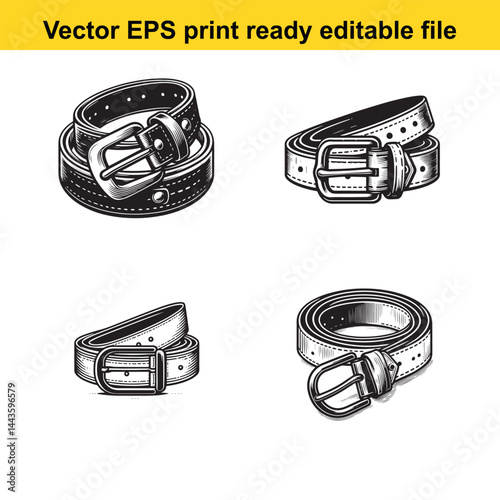 cowboy belt with buckle