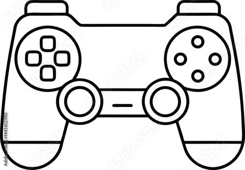 vector illustration of a joystick