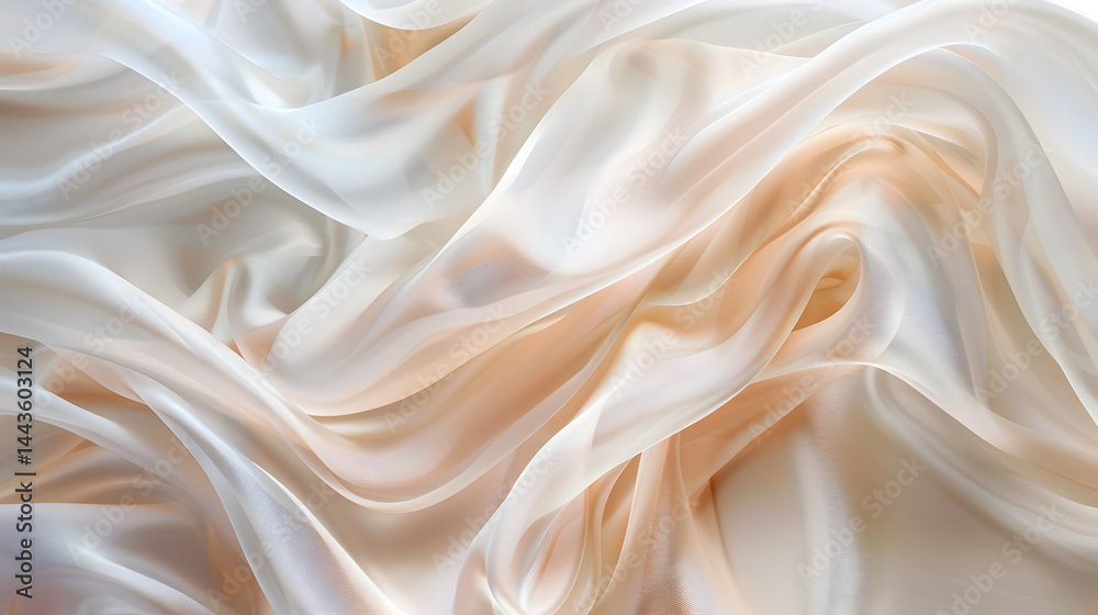 Fototapeta premium Calming Organic Silk Background Material for Elegant Designs