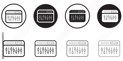equalizer line icon