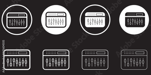 equalizer line icon