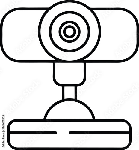 vector illustration of a camera