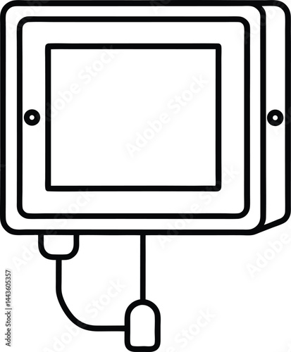 lcd monitor with blank screen
