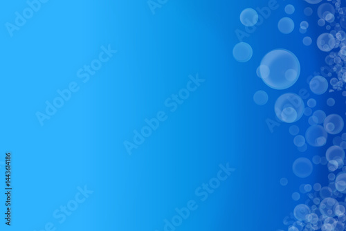 abstract background of underwater air bubbles