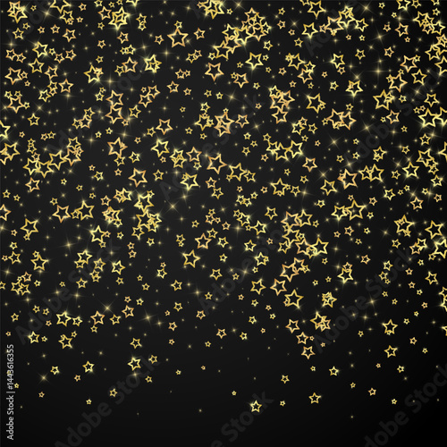 Christmas stars vector overlay.