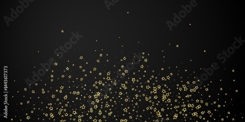 Christmas spirit. Scattered falling stars.