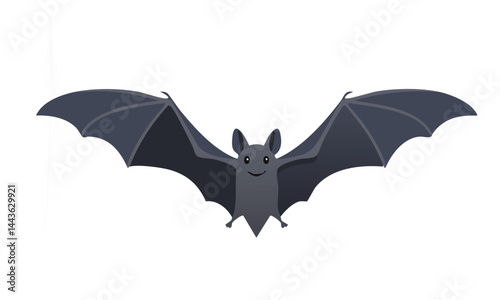Cute Spooky Eyes Bat Vector