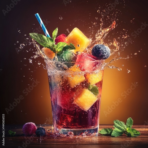 A cold, fresh cocktail with lime, sometimes including mint, often served with ice in a glass as a refreshing beverage