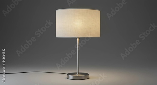 Wallpaper Mural Modern table lamp with cylindrical shade, isolated on transparent background Torontodigital.ca