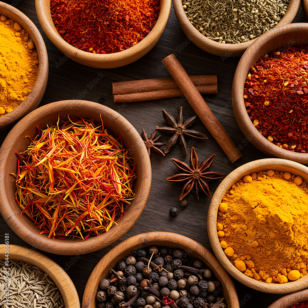 Fototapeta premium spices and herbs