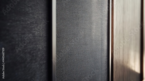 Modern, textured screen dividers