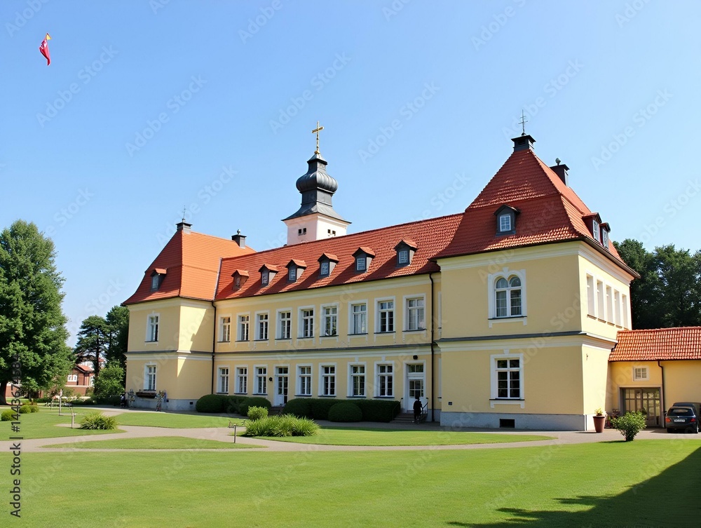 Collegium Copernicanum belonging to the University of Casimir the Great. Bydgoszcz, Kuyavian-Pomeranian Voivodeship, Poland. Collegium Copernicanum belonging to the University of Casimir the Great. Bydgoszcz, Kuyavian-Pomeranian Voivodeship, Poland.