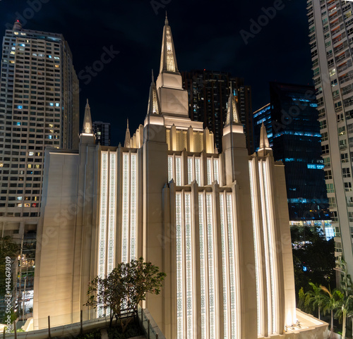 Photography In front of The LDS Bangkok temple