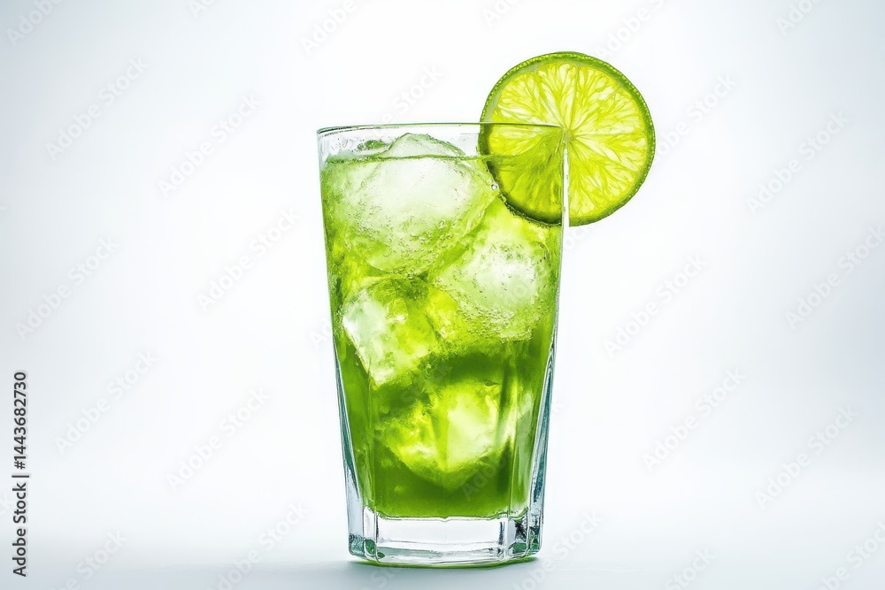 Refreshing Green Mojito with Lime and Mint Refreshing Green Mojito with Lime and Mint