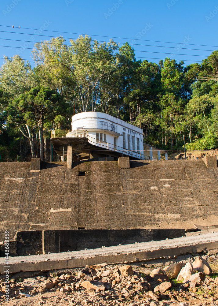 A view of Barragem do Salto (Salto Dam) in Sao Francisco de Paula, South of Brazil