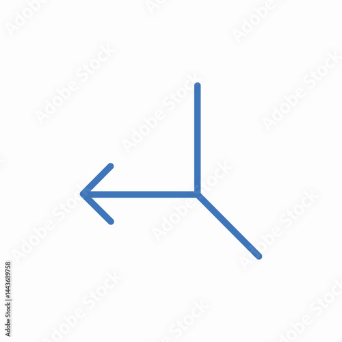 directional axis icon sign vector