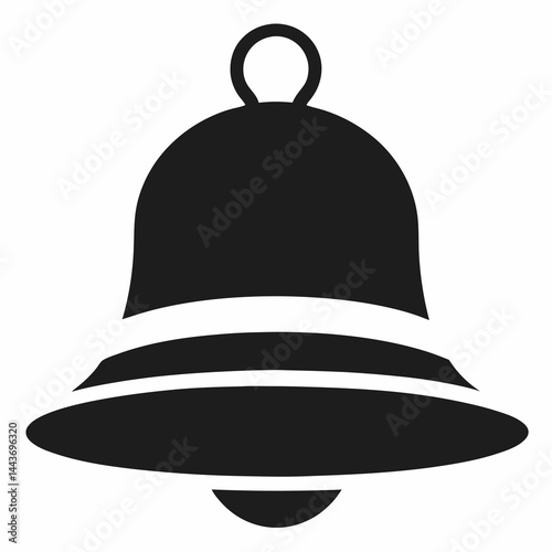 vector illustration of a bell