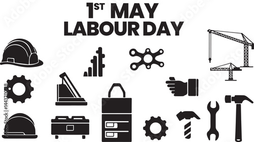 Labour Day Celebration A Collection of WorkerRelated Icons