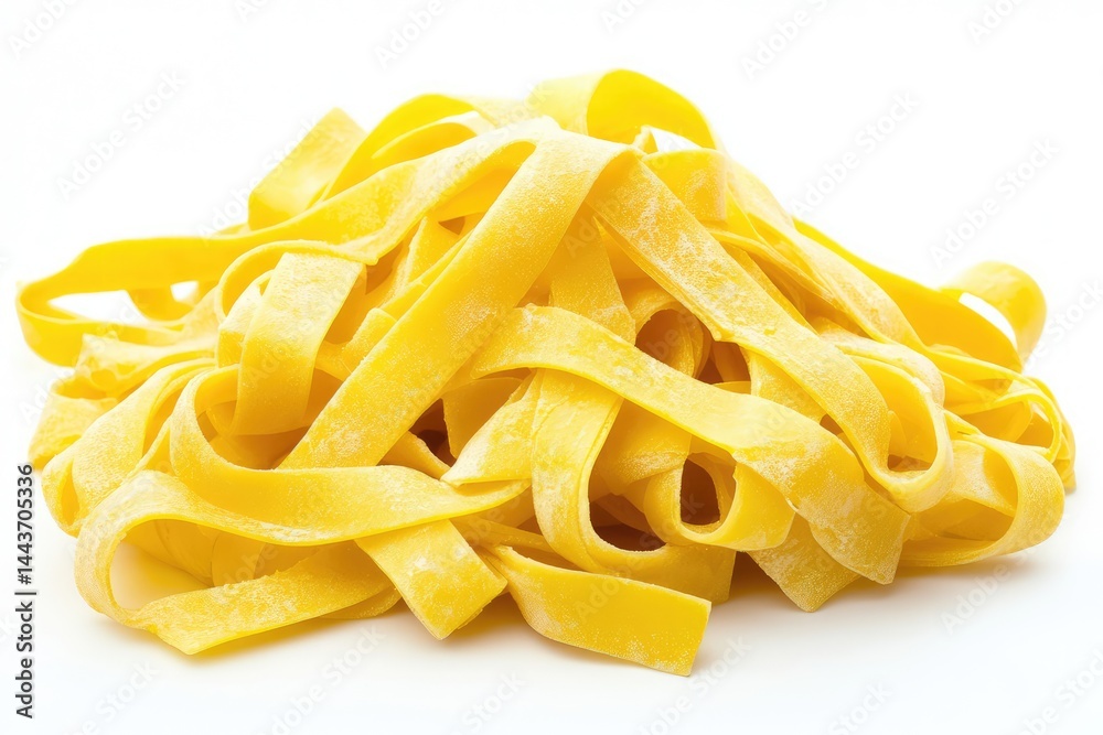 Pasta with sauce on a plate, white background. AI generated illustration. Pasta with sauce on a plate, white background. AI generated illustration.