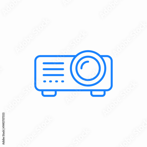 visual display device icon sign vector