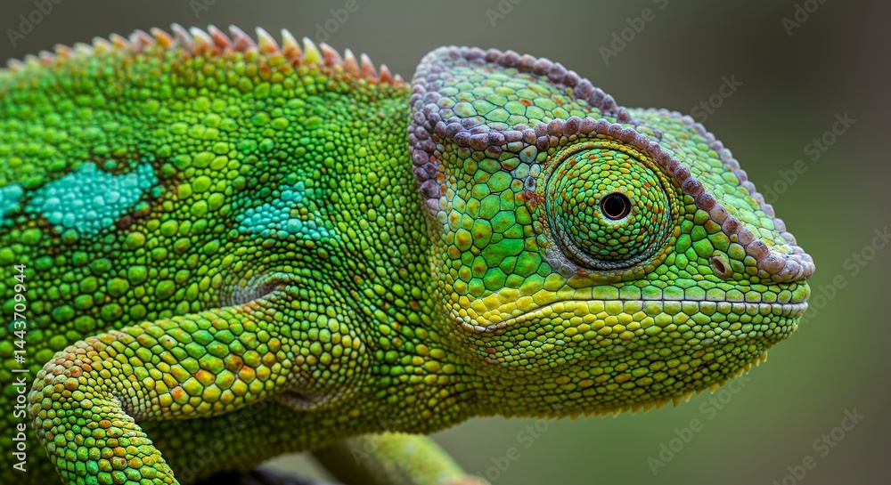 Obraz premium Close up chameleon