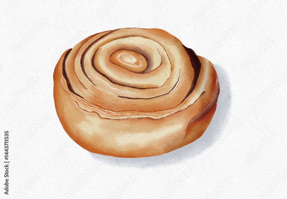 Fototapeta premium The cinnamon roll