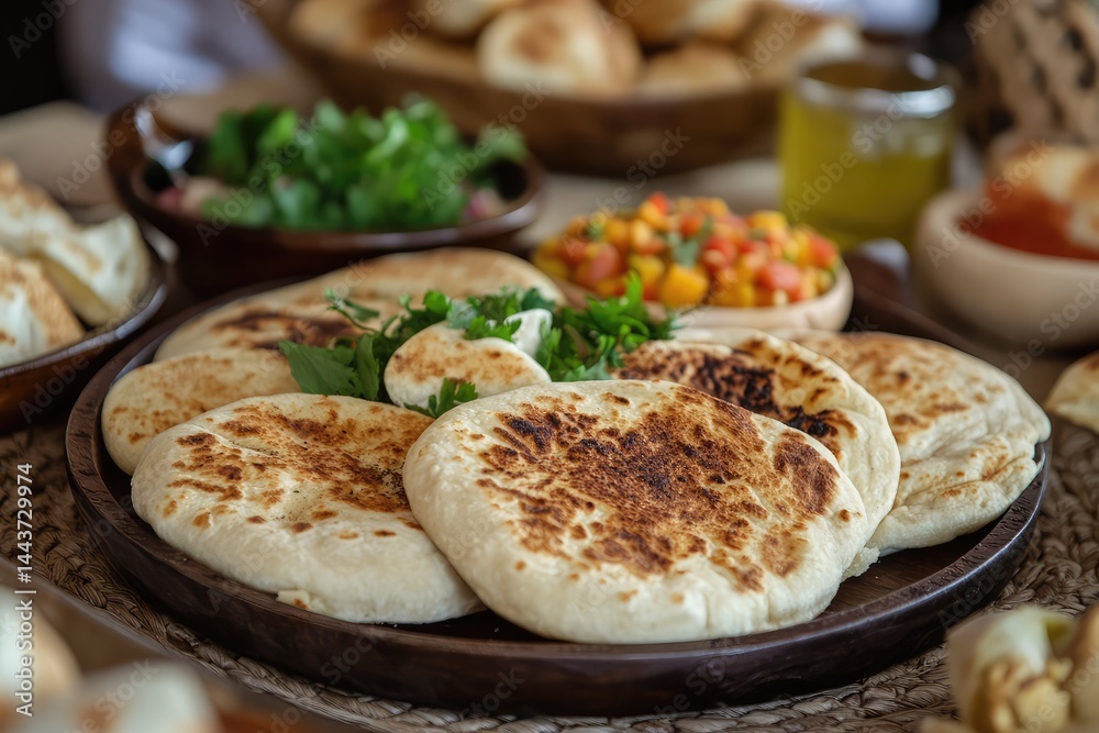 Ramadan Pita. AI generated illustration. Ramadan Pita. AI generated illustration.