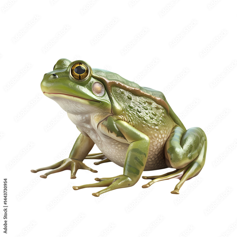 Obraz premium Green Frog Image Amphibian Nature Photography Wildlife Reptile Animal Stock Photo Cut Out Transparent Png