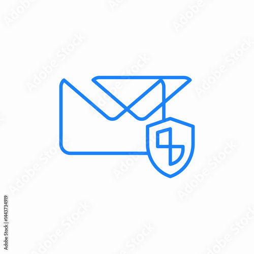 encrypted message icon sign vector