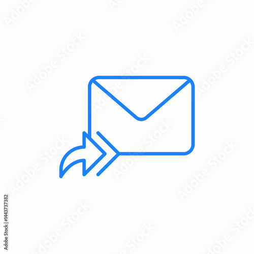 instant email icon sign vector