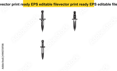 Vector Daggers silhouette