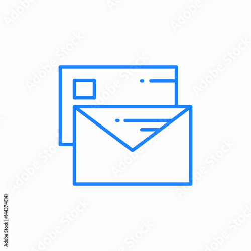 received message icon sign vector