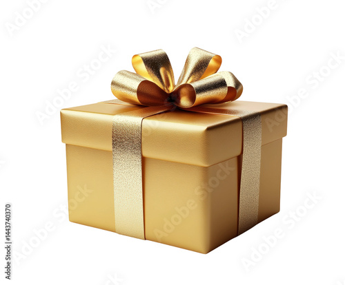 Celebration gift box festive occasion holiday theme elegant design isolated on transparent background