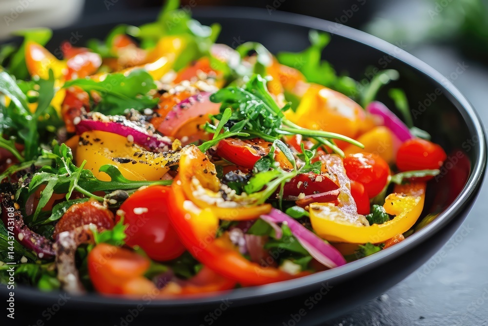 Salad. AI generated illustration. Salad. AI generated illustration.