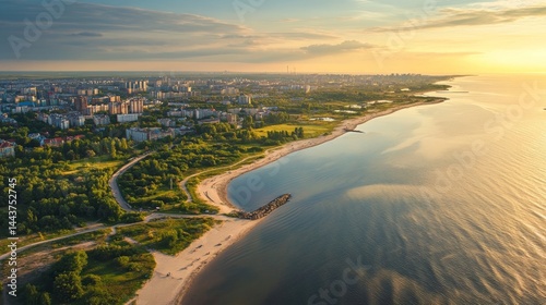 Aerial Riga view.