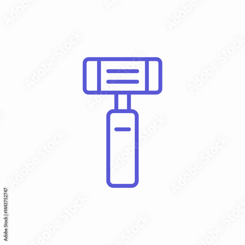 massage gun device icon sign vector
