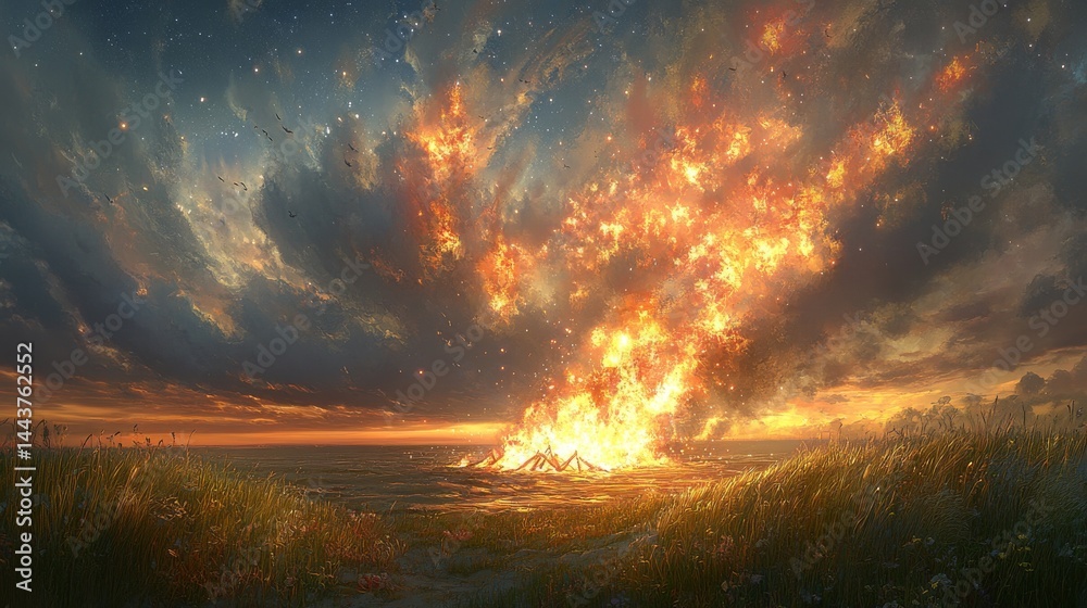 fire in the forest fire in the forest
